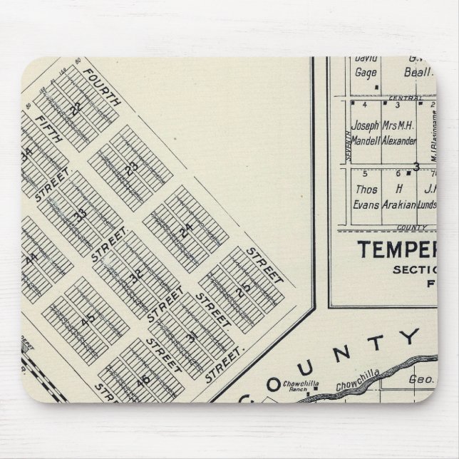 Madera County, California 3 Mouse Mat (Front)