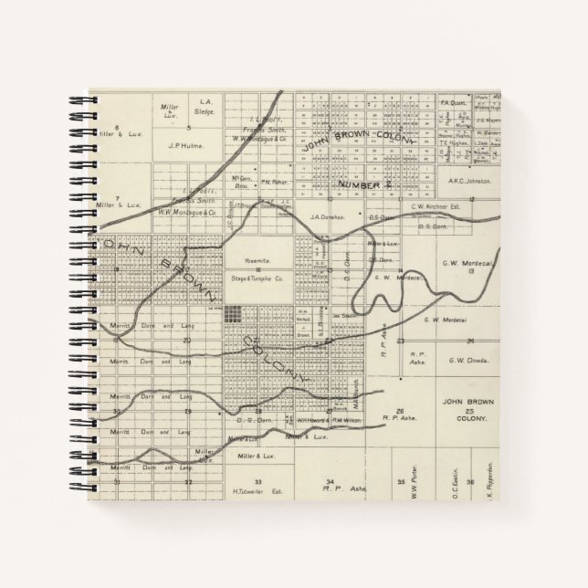 Madera County, California 4 3 Notebook (Front)