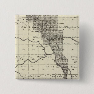 Madera County, California 6 15 Cm Square Badge