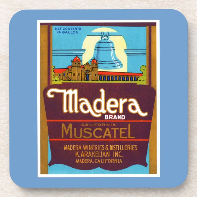 Madera Muscatel Coaster (Front)