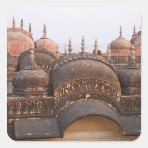 Madhavendra Palace at sunset, Jaipur Square Sticker