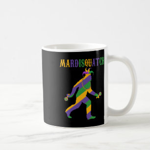 Madi Mardi Gras Bigfoot Mardi Gras Clothes Men Mar Coffee Mug