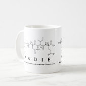 Madie peptide name mug (Front Left)
