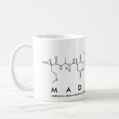 Madilynn peptide name mug (Left)