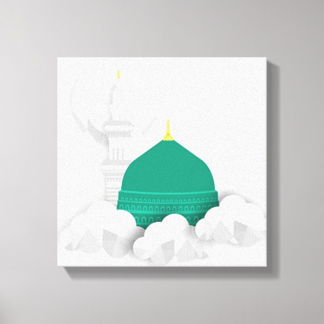 Madina Islamic canvas art work (Front)