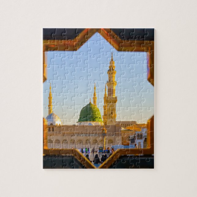 Madinah Mecca Hajj Mosque Muslim Jigsaw Puzzle (Vertical)