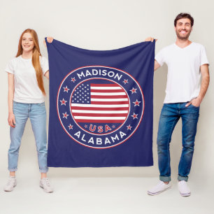 Madison, Alabama Fleece Blanket