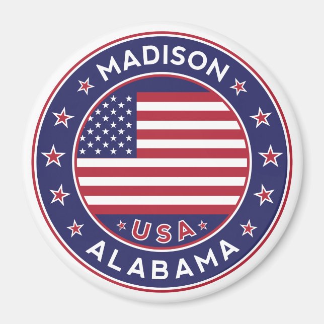 Madison, Alabama Magnet (Front)