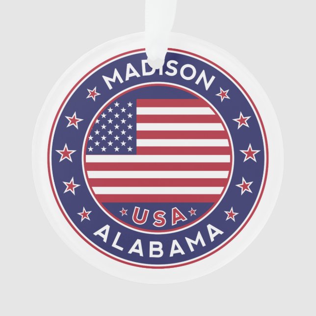 Madison, Alabama Ornament (Front)