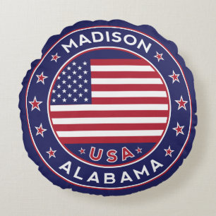 Madison, Alabama Round Cushion