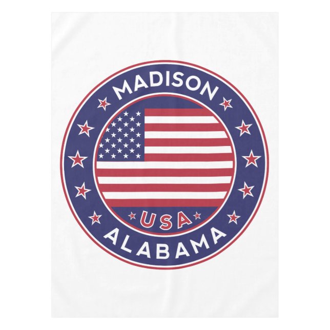 Madison, Alabama Tablecloth (Front)