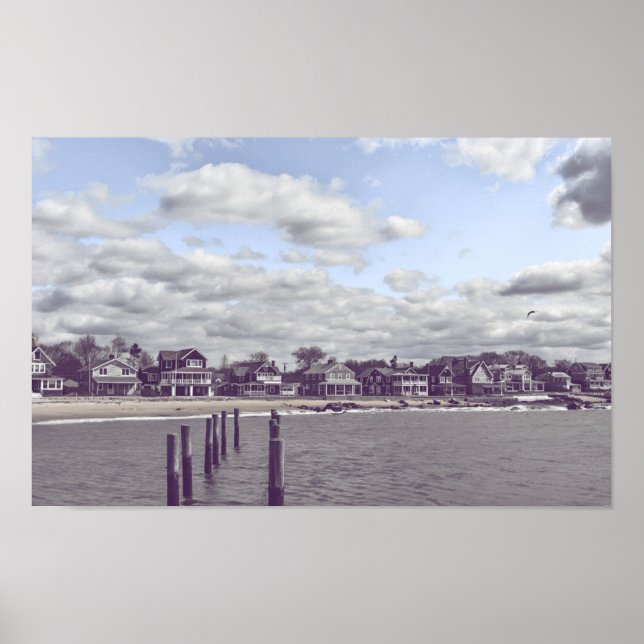 Madison Beach, Connecticut Poster (Front)