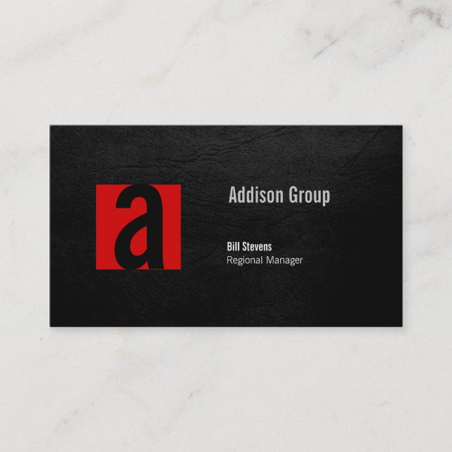 Madison Black II Business Card (Front)