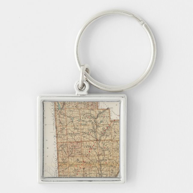 Madison, Chenango, Broome counties Key Ring (Front)