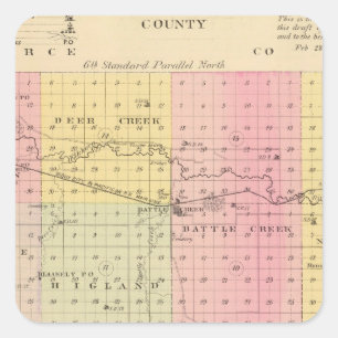 Madison County Square Sticker