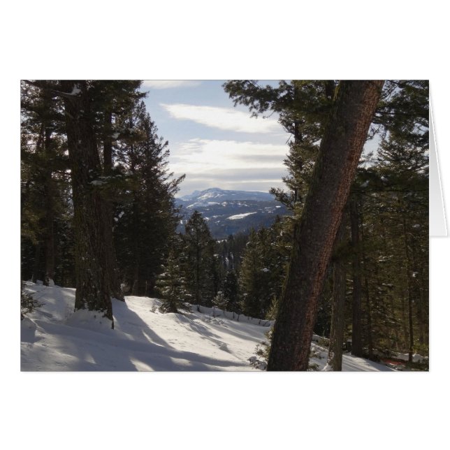 Madison Mountains in Winter in Montana (Front Horizontal)