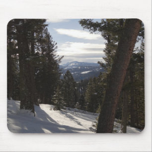 Madison Mountains in Winter in Montana Mouse Mat