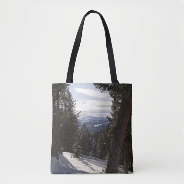Madison Mountains in Winter in Montana Tote Bag (Front)