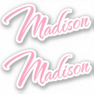 Madison name x2
