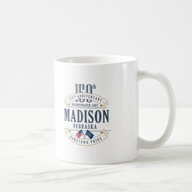 Madison, Nebraska 150th Anniversary Mug (Right)