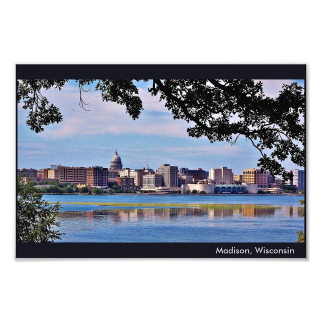Madison Skyline Photo Print (Front)