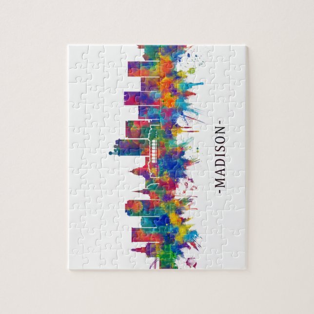 Madison USA Skyline Jigsaw Puzzle (Vertical)