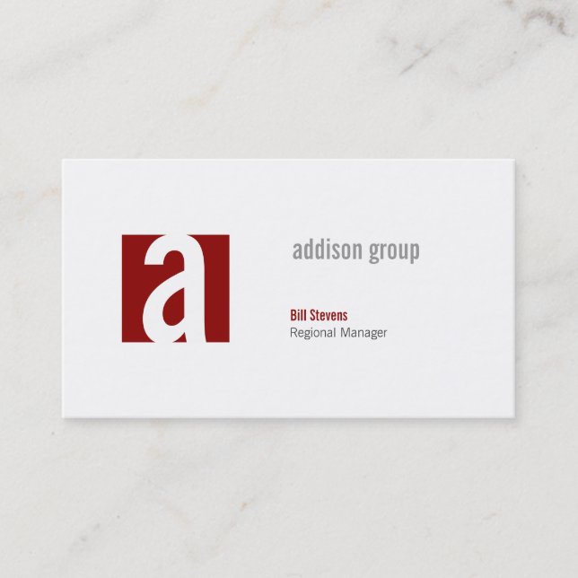 Madison V Business Card (Front)