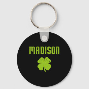 Madison Wi Shamrock Capital City St Patricks Day P Key Ring
