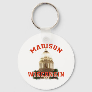 Madison,Wisconsin Key Ring