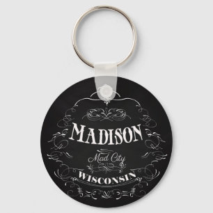 Madison, Wisconsin - Mad City Key Ring