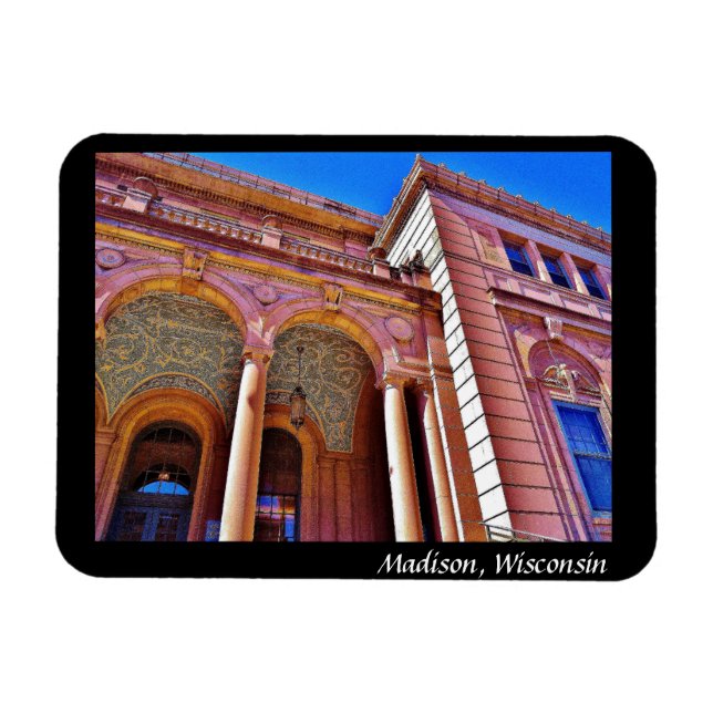 Madison, Wisconsin Magnet (Horizontal)
