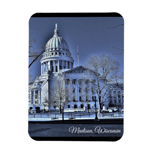 Madison, Wisconsin Magnet (Vertical)