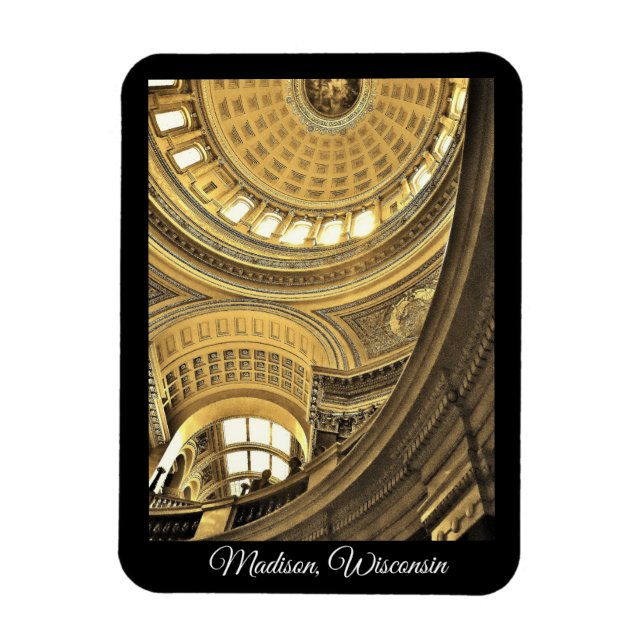 Madison, Wisconsin Magnet (Vertical)