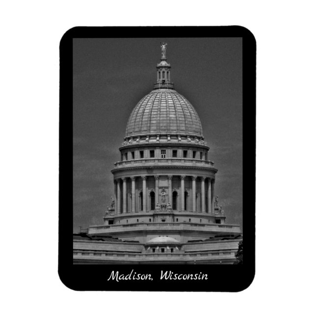 Madison, Wisconsin Magnet (Vertical)