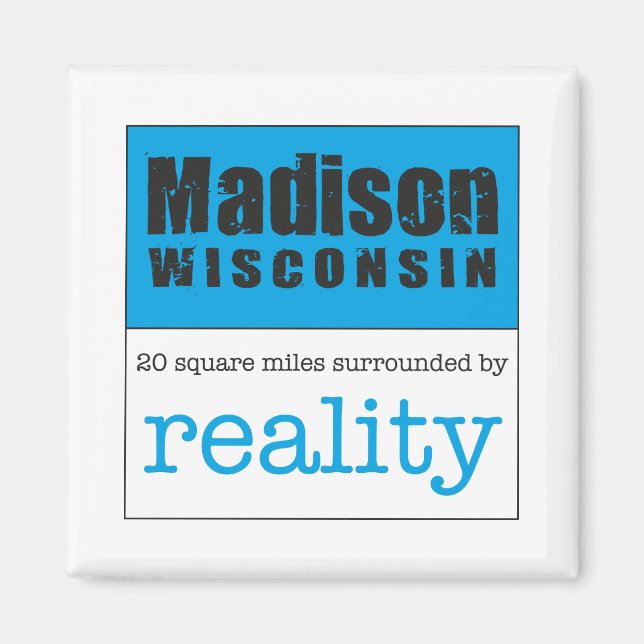 Madison Wisconsin Magnet (Front)