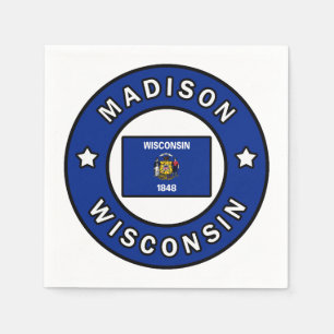 Madison Wisconsin Napkin