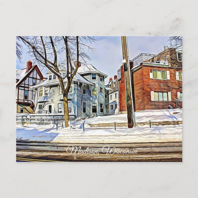 Madison, Wisconsin  Postcard (Front)