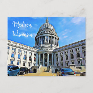 Madison, Wisconsin Postcard The Capitol
