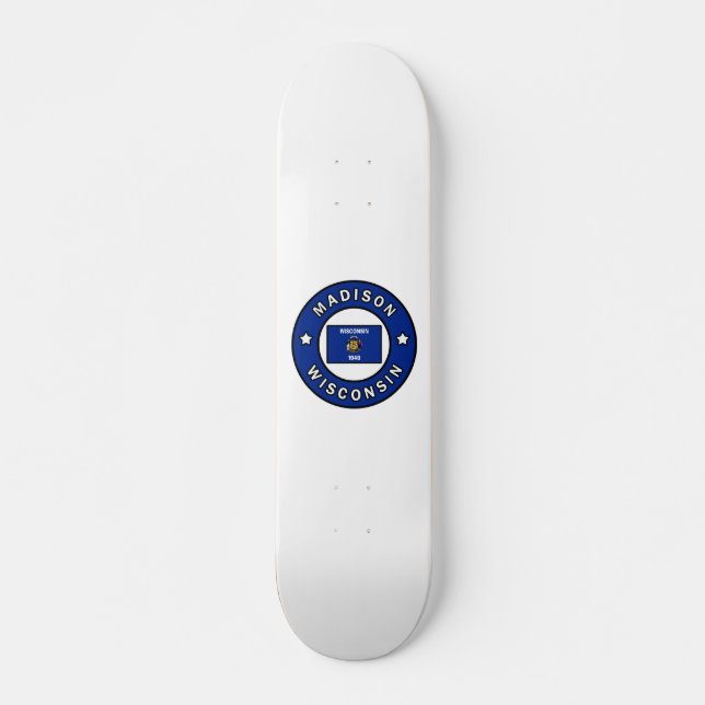 Madison Wisconsin Skateboard (Front)