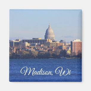Madison, Wisconsin Souvenir Keepsake Magnet