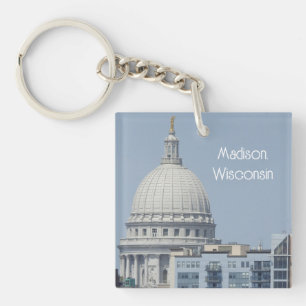 Madison, Wisconsin State Capitol Key Ring