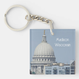 Madison, Wisconsin State Capitol Key Ring