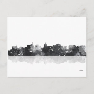 MADISON, WISCONSON SKYLINE POSTCARD