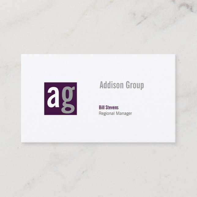 Madison XXI Business Card (Front)