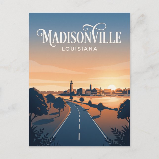 Madisonville USA Postcard (Front)