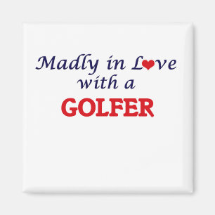 Madly in love with a Golfer Magnet