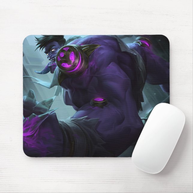 Madman Gaming Mousepad | Power Lifter Themed Art (With Mouse)