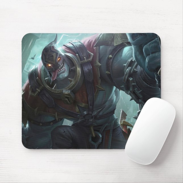 Madman Gaming Mousepad | Power Lifter Themed Art (With Mouse)