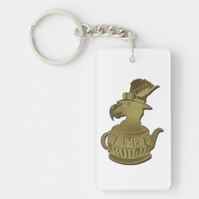 Madmen's Guild Plaque, Dodo Kettle Keychain (Front)