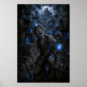 Madness / Miner / Mountain Labyrinths Poster